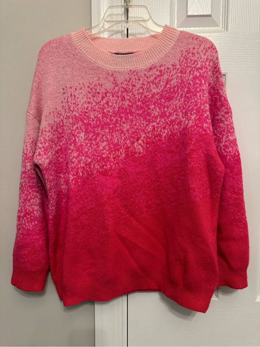 Cider Pink Ombre Crewneck Sweater
